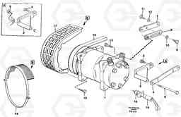 30515 Compressor with fitting parts Cooling agent R134 A EW230B ?KERMAN ?KERMAN EW230B, Volvo Construction Equipment