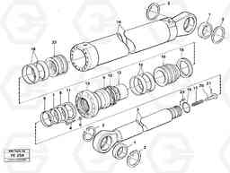 16095 Dipper cylinder, backhoe dipper EC620 ?KERMAN ?KERMAN EC620 SER NO - 445, Volvo Construction Equipment