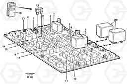 105375 Electrical distribution unit, relay EC130C ?KERMAN ?KERMAN EC130C SER NO - 220, Volvo Construction Equipment