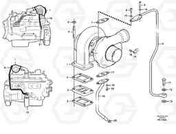 61837 Turbocharger with fitting parts EW200 ?KERMAN ?KERMAN EW200, Volvo Construction Equipment