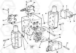 41972 Slew valve assembly Valves EW200 ?KERMAN ?KERMAN EW200, Volvo Construction Equipment