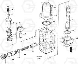 4421 Four-way valve, bucket primary EC450 ?KERMAN ?KERMAN EC450 SER NO - 1781, Volvo Construction Equipment