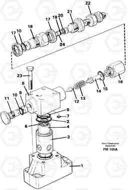 26787 Pressure limiting valve EC650 ?KERMAN ?KERMAN EC650 SER NO - 538, Volvo Construction Equipment