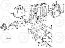 35159 Fuel injection pump, mounting EC650 ?KERMAN ?KERMAN EC650 SER NO - 538, Volvo Construction Equipment