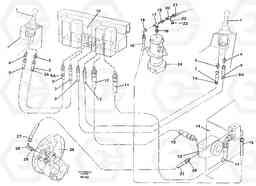 7941 Servo pressure hydraulicsand tank back-flow lines EC150C ?KERMAN ?KERMAN EC150C SER NO - 253, Volvo Construction Equipment