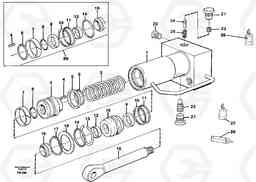 10460 Hydraulic cylinder, quick attachment EC150C ?KERMAN ?KERMAN EC150C SER NO - 253, Volvo Construction Equipment