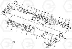 10551 Dipper cylinder, backhoe equipment EW150C ?KERMAN ?KERMAN EW150C SER NO - 688, Volvo Construction Equipment