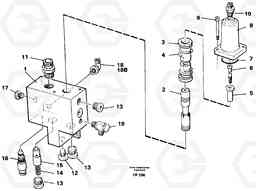 10453 Hose rupture valve, knuckle cylinder EW150C ?KERMAN ?KERMAN EW150C SER NO - 688, Volvo Construction Equipment