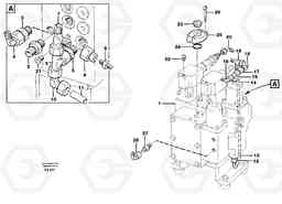 51489 Slew valve assembly incl.tubes EC420 ?KERMAN ?KERMAN EC420 SER NO - 1550, Volvo Construction Equipment