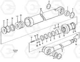 16048 Dipper cylinder Handling equipment EC420 ?KERMAN ?KERMAN EC420 SER NO - 1550, Volvo Construction Equipment