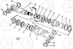 34610 Hydraulic cylinder for jib EC420 ?KERMAN ?KERMAN EC420 SER NO - 1550, Volvo Construction Equipment