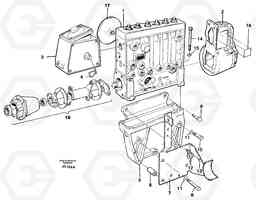 71398 Fuel injection pump, mounting EC340 SER NO 1001-, Volvo Construction Equipment