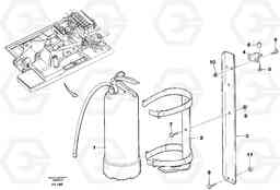 82575 Fire extinguisher EC340 SER NO 1001-, Volvo Construction Equipment
