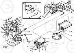 85844 Diesel heater, Installation EC340 SER NO 1001-, Volvo Construction Equipment