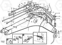 68117 Hydraulic system, backhoeboom, 6,0m Me, 6,7m, 7,0m EC340 SER NO 1001-, Volvo Construction Equipment