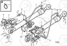67508 Hydraulic system, boom cylinder, backhoe boom EC340 SER NO 1001-, Volvo Construction Equipment