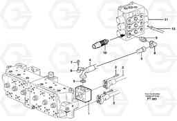 89800 Hammer hydraulics on base machine, 2 pumps EC340 SER NO 1001-, Volvo Construction Equipment