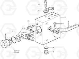 14367 Operating valve,  hammer / shears EC390 SER NO 1001-, Volvo Construction Equipment
