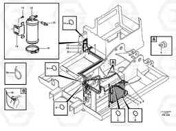15222 Refrigerating unit (ac), engine compartment EC280 SER NO 1001-, Volvo Construction Equipment