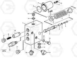 62496 Hose rupture valve, dipper arm cylinder EC280 SER NO 1001-, Volvo Construction Equipment