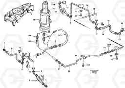 14340 Brakesystem, undercarrige EW130C SER NO 584-, Volvo Construction Equipment