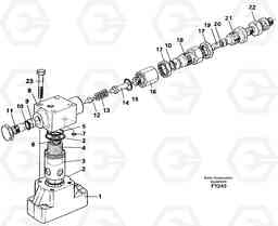 45741 Pressure limiting valve EW130C SER NO 584-, Volvo Construction Equipment