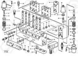 100038 Main valve assembly, valves EC150C SER NO 254-, Volvo Construction Equipment