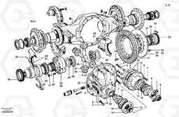 81763 Final drive - differential carrier assembly G700 MODELS S/N 33000 -, Volvo Construction Equipment