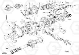 6281 Final drive - differential lock G700 MODELS S/N 33000 -, Volvo Construction Equipment