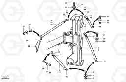 38379 Lo-bank wing braces - hydraulic wing G700 MODELS S/N 33000 -, Volvo Construction Equipment