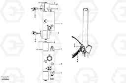 6822 Float valves - blade lift G700 MODELS S/N 33000 -, Volvo Construction Equipment