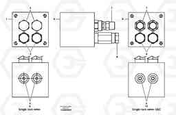 39242 Single lock valve G700 MODELS S/N 33000 -, Volvo Construction Equipment