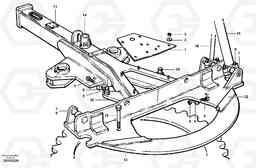 59121 Drawbar - rear G700 MODELS S/N 33000 -, Volvo Construction Equipment