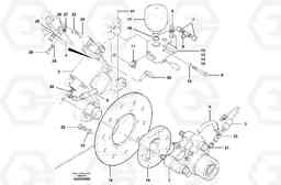 38182 Parking brake G700B MODELS S/N 35000 -, Volvo Construction Equipment