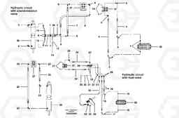 63292 Mid mount scarifier hydraulic circuit G700B MODELS S/N 35000 -, Volvo Construction Equipment