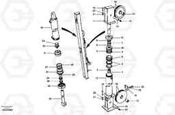 103981 Wing cylinders - rear mast - cable wing G700 MODELS S/N 33000 -, Volvo Construction Equipment