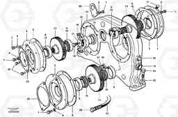 66350 Pump gearbox - AWD G700B MODELS S/N 35000 -, Volvo Construction Equipment