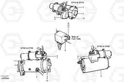 22938 Starter motor G700 MODELS S/N 33000 -, Volvo Construction Equipment