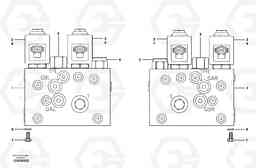 7672 Motor bypass valve - AWD G700B MODELS S/N 35000 -, Volvo Construction Equipment