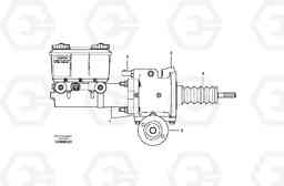54879 Brake power booster G700B MODELS S/N 35000 -, Volvo Construction Equipment