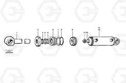 18397 Wheel lean cylinders G700B MODELS S/N 35000 -, Volvo Construction Equipment