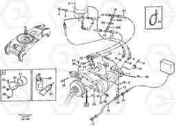 66723 Hydraulic system, transport in undercarrige EW150C SER NO 689-, Volvo Construction Equipment