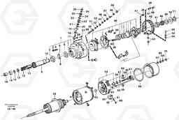40762 Starter motor EW150C SER NO 689-, Volvo Construction Equipment