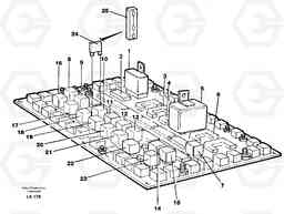 103739 Electrical distribution unit, relay EW150C SER NO 689-, Volvo Construction Equipment