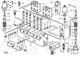 106525 Main valve assembly, valves EW150C SER NO 689-, Volvo Construction Equipment