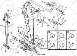 49039 Backhoe dipper arm incl. connections, 2.0m 2.4m EW150C SER NO 689-, Volvo Construction Equipment