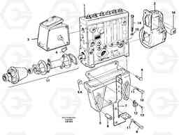 43001 Fuel injection pump, mounting EC450 SER NO 1782-1909, Volvo Construction Equipment