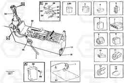 54053 Cable harness, side panel, left EC450 SER NO 1782-1909, Volvo Construction Equipment