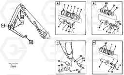 37837 Attachements, dipper arm,handling equipment, 3 pcs EC450 SER NO 1782-1909, Volvo Construction Equipment