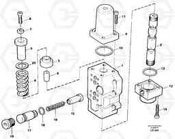 58678 Four-way valve, bucket secondary EC450 SER NO 1782-1909, Volvo Construction Equipment
